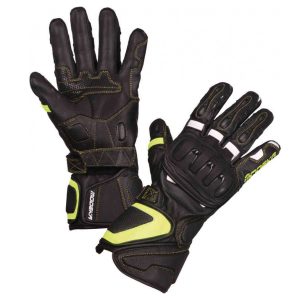 guanto daren nero/giallo fluo