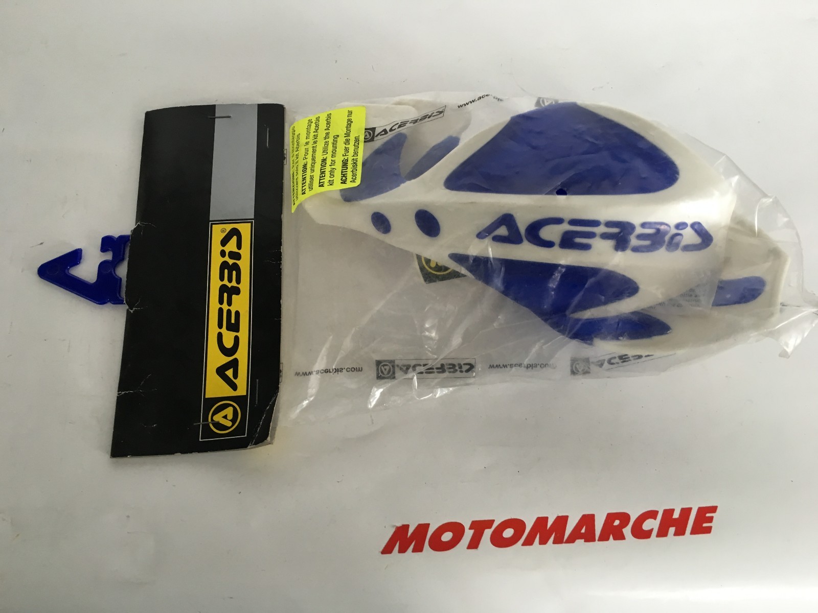 Coppia Paramani Flag MX colore Blu - Handguards Acerbis