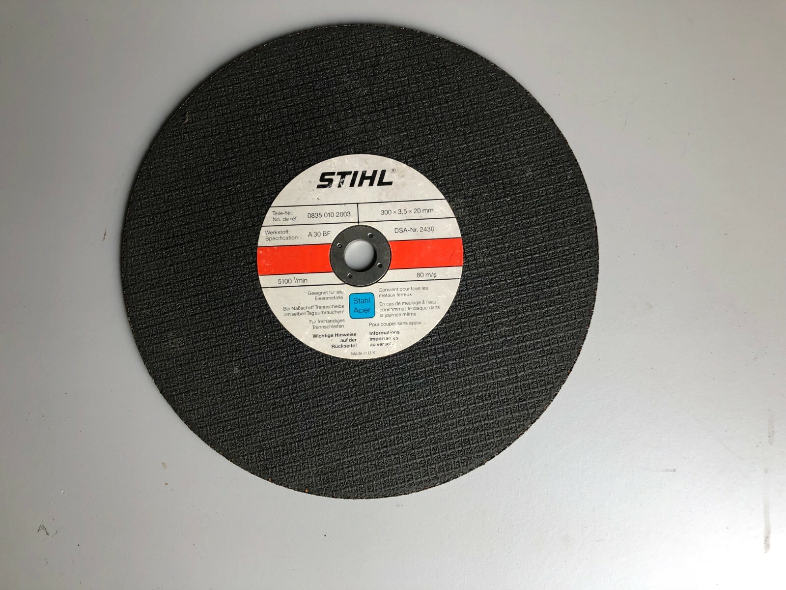 Disco da Taglio - Acciaio